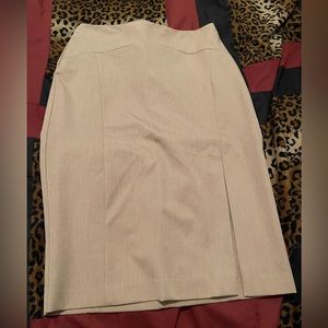 Tan New York & Company suit skirt